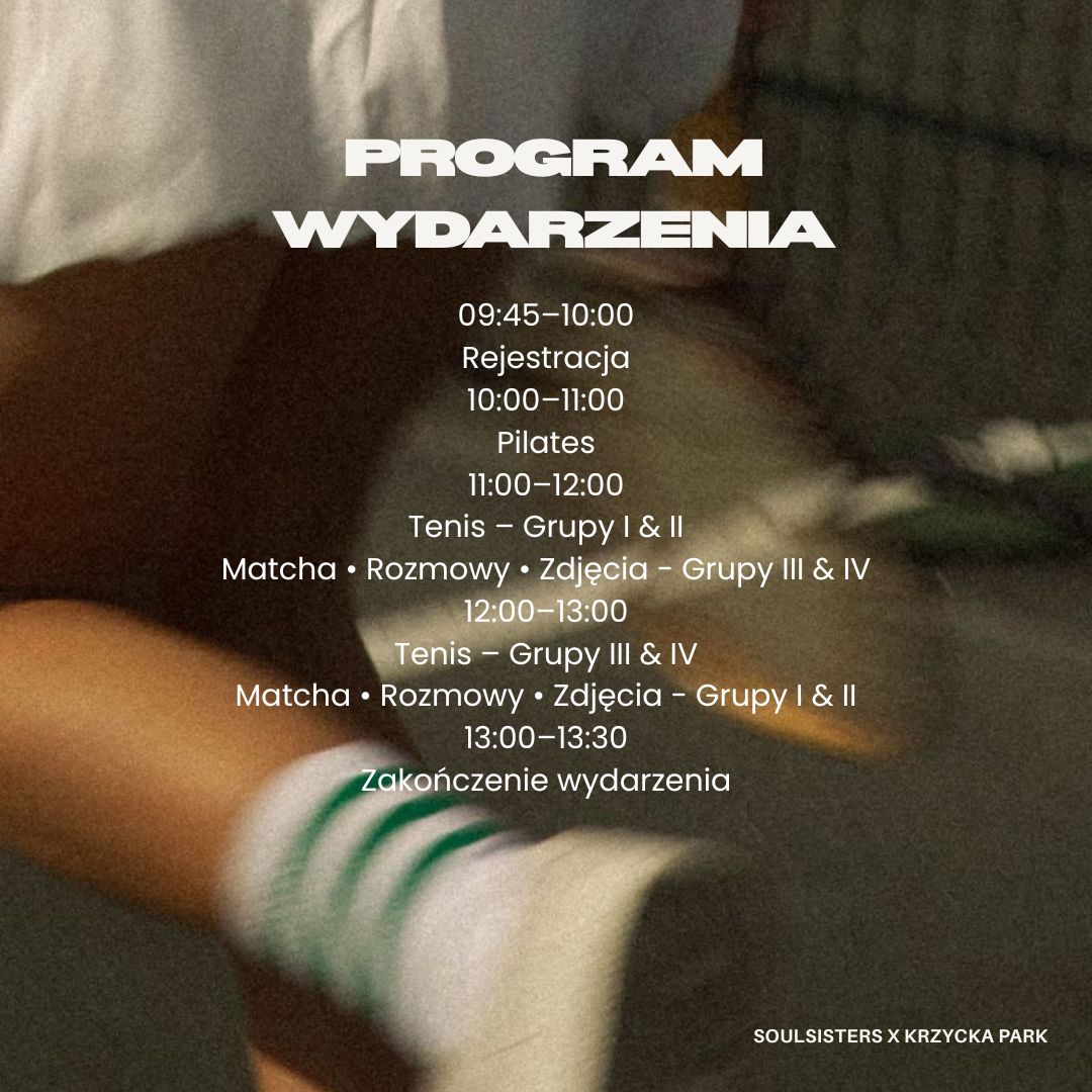 06.09 WELLNESS CLUB: Pilates & Tennis w Krzycka Park - obrazek 5